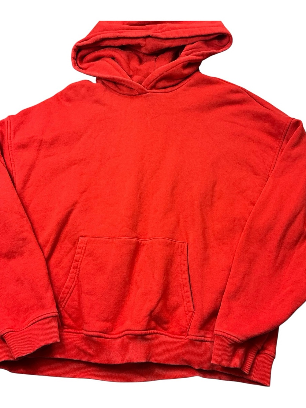 KHY 100% cotton red hoodie size medium